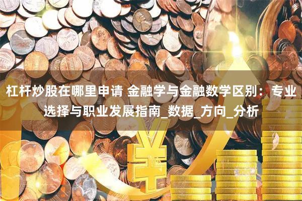杠杆炒股在哪里申请 金融学与金融数学区别：专业选择与职业发展指南_数据_方向_分析