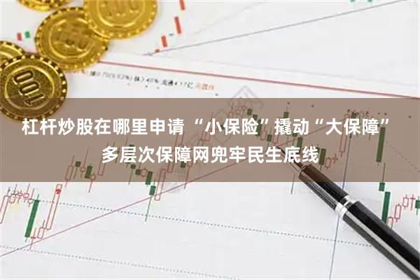 杠杆炒股在哪里申请 “小保险”撬动“大保障” 多层次保障网兜牢民生底线